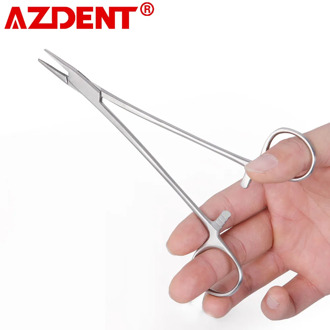 1 pc Dental Needle Holder Pliers Stainless Steel Forceps Orthodontic Tweezer Dentist Instrument Equipment