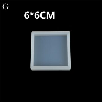 1 Pc Diy Craft Plein Ronde Hars Siliconen Bak Mallen Decoratieve Kristal Transparante Epoxy Sieraden Maken Mold G