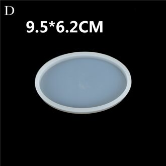 1 Pc Diy Craft Plein Ronde Hars Siliconen Bak Mallen Decoratieve Kristal Transparante Epoxy Sieraden Maken Mold