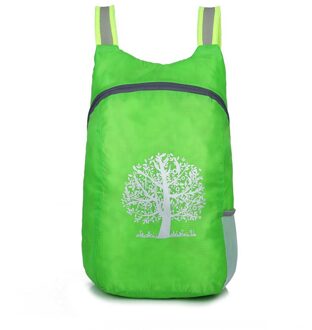1 Pc Draagbare Comfortabele Duurzaam Waterdichte Opvouwbare Packable Lichtgewicht Outdoor Reizen Wandelen Rugzak Dagrugzak J10 JUL26 groen