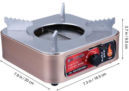 1 Pc Draagbare Drewer Type Alcohol Fornuis Rvs Kachel Voor Picknick Camping