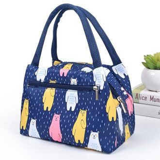 1 Pc Draagbare Lunch Tas Voor Vrouwen Koeltas Kids Mannen Geïsoleerde Lunchbox Thermische Zak Bento Pouch Lunch Container school Voedsel Doos