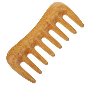 1 Pc Draagbare Massage Kam Hout Kappers Kam Hairstyling Kam Head Massage Kam Haar Hoofdhuid Kam