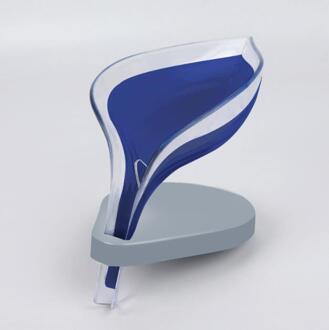 1 Pc Draagbare Reizen Zeepbakje Voor Badkamer Opslag Antislip Zeephouder Container Platen Bad Gadgets Badkamer Accessoires JJ2024752-BU1