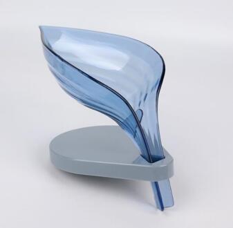 1 Pc Draagbare Reizen Zeepbakje Voor Badkamer Opslag Antislip Zeephouder Container Platen Bad Gadgets Badkamer Accessoires JJ2024752-BU3