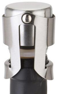 1 pc Draagbare Rvs Vergrendelingen en Siliconen Sealer Champagne Mousserende Wijn Fles Stopper Sealer Bar Wijn Plug