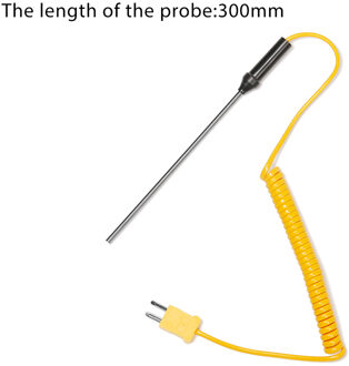 1 Pc Duurzame 100/150/200/300/500 Mm K-Thermokoppel Sensor Temperatuur-50 °C Tot 1200 °C Meetinstrumenten Met Draad Kabel 300mm