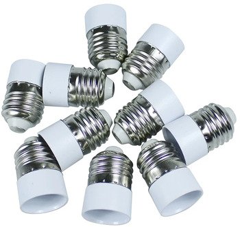 1 pc E14 to E27 Lamp Holder Converters Turn E14 lamp holder into E27 lamp holder for LED halogen lamp CFL lamp 110V 220V 380V