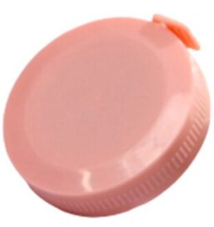 1 Pc Eenvoudige Mini Meetlint Kleine Zachte Heerser Draagbare Lederen Heerser Pure Kleur Meter Heerser roze