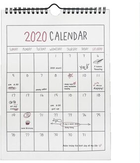 1 Pc Eenvoudige Muur Kalender Agenda Organisator Thuis Kantoor Opknoping Muur Kalender Dagelijks Schema Planner .09 ~ .12 B