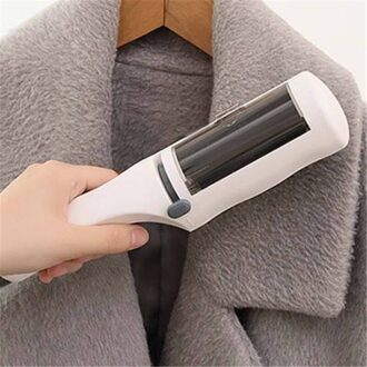 1 PC Elektrostatische Statische Kleding Dust Huisdieren Hair Cleaner Remover Borstel Zuig Veegmachine Voor Home Office Travel 890926