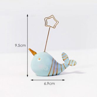 1 Pc Foto Clip Kaart Clip Creatieve Leuke Cartoon Cloud Bericht Clip Kaart Clip Desktop Decoratie Kleine Stukken Bruiloft Benodigdheden Whale