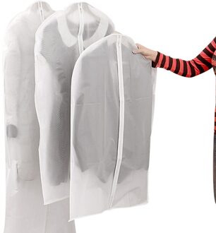 1 pc Garment Suit Dress Jacket Kleding Jas Stofdichte Cover Protector Travel Bag Opknoping Kledingstuk Jas Stofdicht #3