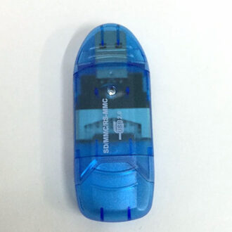 1 Pc Geen Hoge Snelheid Mini Micro Sd T-flash Tf Sdhc Usb 2.0 Memory Card Reader Adapter blauw