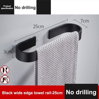 1 Pc Handdoek Rail Rvs Wandmontage Handdoekenrek Bar Handdoekhouder Voor Badkamer