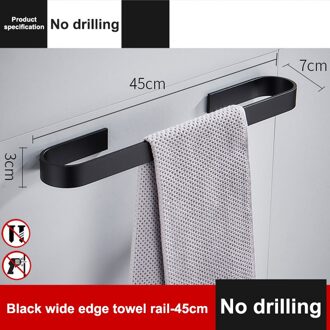 1 Pc Handdoek Rail Rvs Wandmontage Handdoekenrek Bar Handdoekhouder Voor Badkamer