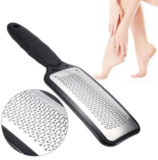 1 Pc Hard Dead Skin Eelt Remover Voet Bestand Voet Pedicure Dubbele Side Schuren Bestand Herbruikbare Wasbare Roestvrij Staal Bestand