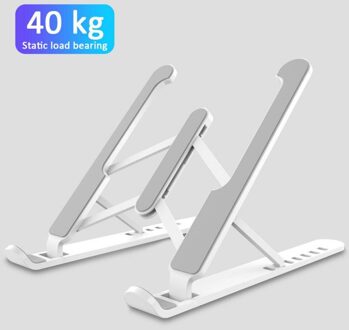 1 Pc Hoge Qulity Opvouwbaar Verstelbare Hollow Bottom Warmteafvoer Aluminium Laptop Tablet Stand Draagbare Desktop Houder Mounts zwart