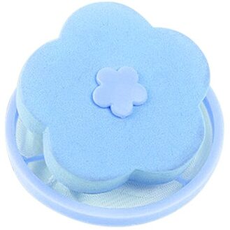 1 Pc Home Wasgoed Ballen Wasmachine Drijvende Wasserij Filter Tas Voor Lint Pet Hair Remover Pouch Wasserij Producten blauw