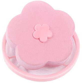 1 Pc Home Wasgoed Ballen Wasmachine Drijvende Wasserij Filter Tas Voor Lint Pet Hair Remover Pouch Wasserij Producten roze