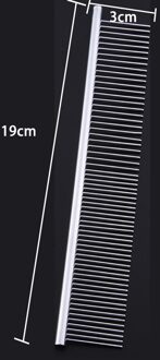 1 Pc Hond Borstel Metalen Kam Borstel Voor Honden Katten Pet Hair Trimmer Kammen Lange Haar Kam Huisdier Vergieten grooming Supplies 19x3cm