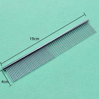 1 Pc Hond Borstel Metalen Kam Borstel Voor Honden Katten Pet Hair Trimmer Kammen Lange Haar Kam Huisdier Vergieten grooming Supplies 19x4cm