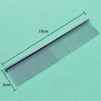 1 Pc Hond Borstel Metalen Kam Borstel Voor Honden Katten Pet Hair Trimmer Kammen Lange Haar Kam Huisdier Vergieten grooming Supplies 19x5xm
