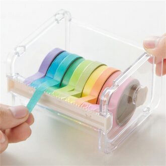 1 Pc Japanse Masking Tape Cutter Washi Tape Organizer Cutter Kantoor Tape Dispenser Kantoorbenodigdheden Briefpapier