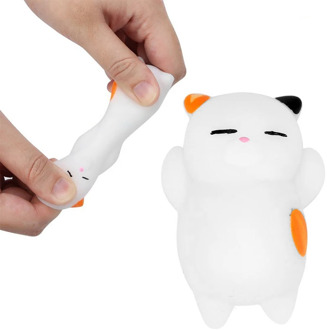 1 Pc Kawaii Cute Cartoon Cat Squeeze Toys Slow Rising Cream Scented Antistress Child Kid Baby Stress Relief Animal Toys