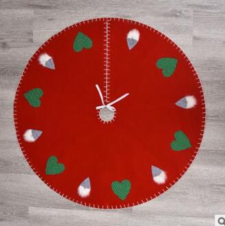 1 Pc Kerst Faceless Oude Man Liefde Hart Boom Schorten Kerstboom Rok Xmas Festival Feestartikelen Rood
