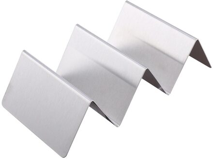 1 Pc Keuken Taco Holder Stand Rvs Taco Rekken Tortilla Houders Metalen Pannenkoek Taco Trays Met Handvatten Voor Grill oven # W B