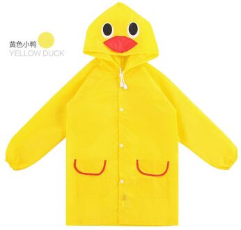 1 PC Kids Regenjas Kinderen Regenjas Regenkleding/Regenpak, Kinder Waterproof Animal Regenjas geel