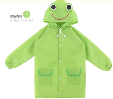 1 PC Kids Regenjas Kinderen Regenjas Regenkleding/Regenpak, Kinder Waterproof Animal Regenjas groen