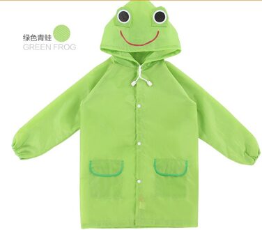 1 PC Kids Regenjas Kinderen Regenjas Regenkleding/Regenpak, Kinder Waterproof Animal Regenjas groen