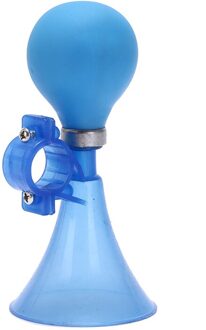 1 Pc Kinderen Fiets Plastic Hoorn Bell Bal Trompet Waarschuwing Alarm Kinderen Fiets Accessoires Nuttig blauw