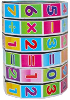 1 Pc Kinderen Puzzel Vroeg Wiskunde Onderwijs Speelgoed Digitale Nummer Cube Wiskunde Leren Props