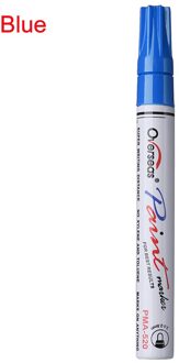 1 Pc Kleur Pen Set Waterdichte Rubberen Permanente Verf Marker Pen Autoband Loopvlak Milieu Band Schilderen Marker blauw