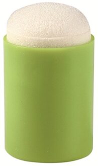 1 Pc Kleur Vinger Spons Dauber Kunst Levert Schilderen Gereedschap Stempelkussen Vinger Diy Journal Dagboek Fotoalbum Decoratie Kaart Maken groen