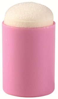 1 Pc Kleur Vinger Spons Dauber Kunst Levert Schilderen Gereedschap Stempelkussen Vinger Diy Journal Dagboek Fotoalbum Decoratie Kaart Maken roze