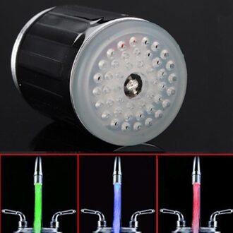 1 Pc LED Kraan Licht Tap Nozzle Heads Temperatuursensor Meerdere Kleur Veranderende RGB Glow Badkamer Kraan Nozzle Beluchters RGB kleur