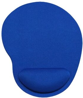 1 Pc Leuke Mini Muismat Draagbare Verdikte Kantoor Muismat Met Polssteun Kussen Pols Protector Muis Mat blauw