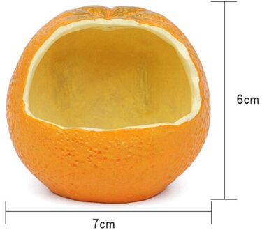 1 Pc Leuke Vogel Papegaai Feeder Kooi Vogel Opknoping Feeder Oranje Vormige Papegaai Voeden Kom Vogel Voeden Tool Voor Kooi