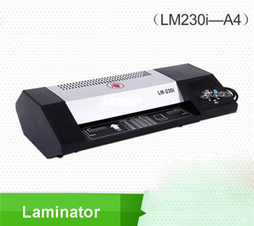1 pc LM230i A4 foto laminator lamineermachine lamineermachine, plastic kaart Vier as thermostaat metal shell 220 V/50 HZ