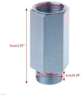1 Pc M18x1.5 Lambdasonde Bung Adapter Extender Spacer Gewrichten Converter
