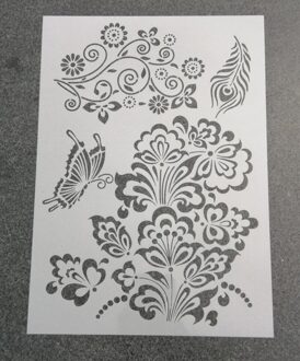 1 Pc Maat A4 Vlinder Diy Gelaagdheid Stencils Muur Schilderen Plakboek Kleuring Embossing Album Decoratieve Template