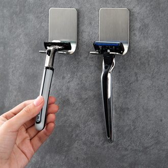 1 PC Mannen 304 rvs Scheren Scheerapparaat Plank Scheermes Houder Scheren Opslag Houder Rack Hanger Badkamer Viscose Haak 1stk