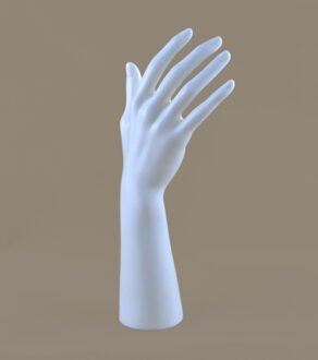 1 PC Mannequin Hand Arm Display Base Vrouwelijke Handschoenen Sieraden Model Stand Korte Wit 10 inch