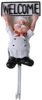 1 Pc Max 2Kg Cartoon Roestvrij Stalen Deur Hanger Haak Krachtige Lijm Muur Houder Hanger Keuken Badkamer Handdoek haak Hanger