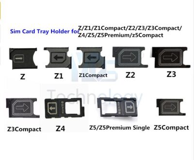 1 PC Micro Sim Kaart Lade Houder Slot Voor Sony Xperia Z Z1 Z2 Z3 Z3 Mini Z4 Z5 z5 Premium Z5 Compact Sim Kaarthouder Deel