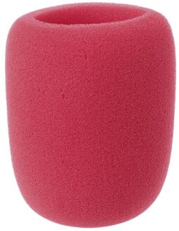 1 Pc Microfoon Foam Dikker Mic Cover Spons Professionele Studio Voorruit Beschermende Grill Shield Soft Microfoon Cap Qyh Rood